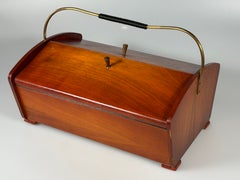 Vintage 1960s 1970s Sewing Box Storage Utensil Mid Century Design