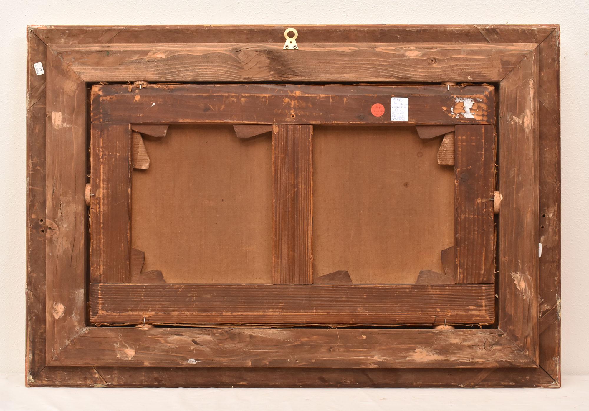 Antikes Gemälde, Edle elegante Kleider, Filippo Baratti, Öl auf Leinwand, 19. im Angebot 3