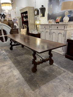 19th Century Spanish Trestle Table