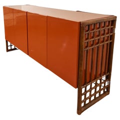 Faux Bamboo Case Pieces and Storage Cabinets
