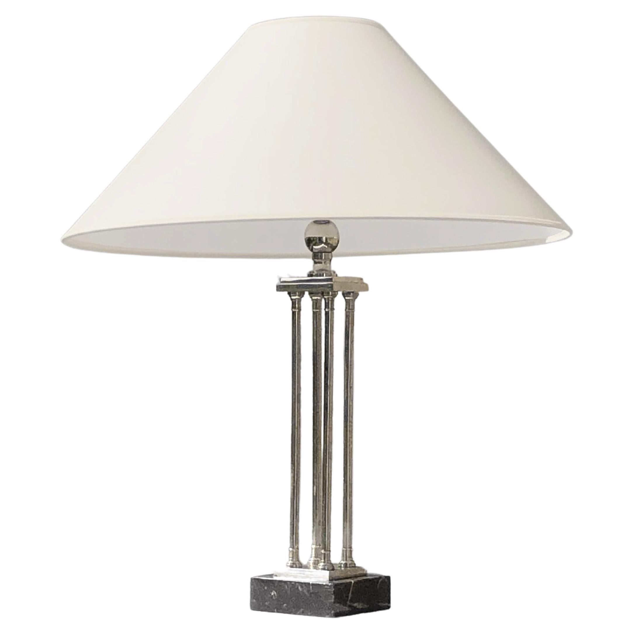 A LUXURIOUS Art-Deco MODERNIST TABLE LAMP, in the style of DESNY, France 1930