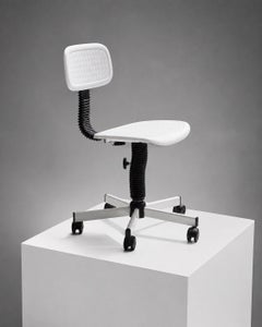 A Post-Modern SPACE-AGE Desk CHAIR by WELLE, Germany 1970