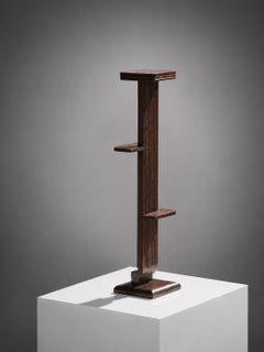 ART-DECO MODERNIST Side Table or Pedestal in CHARLES DUDOUYT style, France 1930