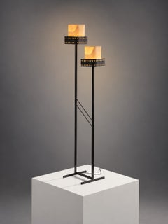 A MID-CENTURY-MODERN MODERNIST FLOOR LAMP by MAISON ARLUS, France 1950