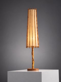 Lampadaire MODERNISTE DU MILIEU DU SIÈCLE, par AUDOUX-MINNET, France 1950