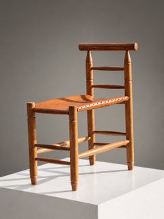 A MID-CENTURY-MODERN MODERNIST STOOL or CHAIR, France 1950