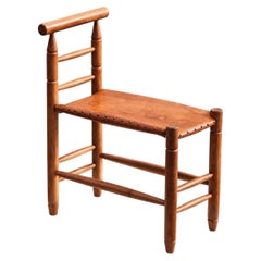 A MID-CENTURY-MODERN MODERNIST STOOL or CHAIR, France 1950