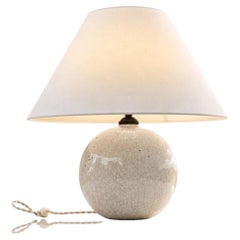 An ART-DECO MODERNIST Ceramic TABLE LAMP in style of J.E. RUHLMANN, France 1930