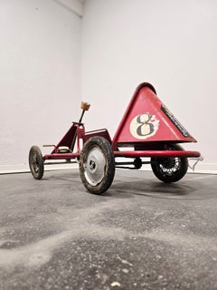 Vintage Italian Child’s Go-Kart — Original Condition, Fully Functional