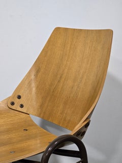 Pair of Lupina Stackable Chairs by Niko Kralj, 1970s Vintage Yugoslavian Design