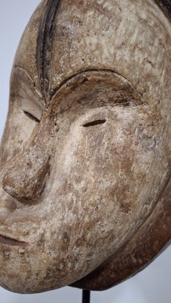 African Tribal Mask from Gabon, Fang Culture Ngil Wood Art Decor