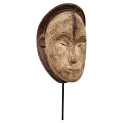 African Tribal Mask from Gabon, Fang Culture Ngil Wood Art Decor
