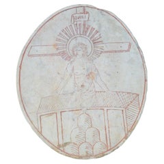 Marble Stele, Christ Of The Resurrection, 16th/17th Century