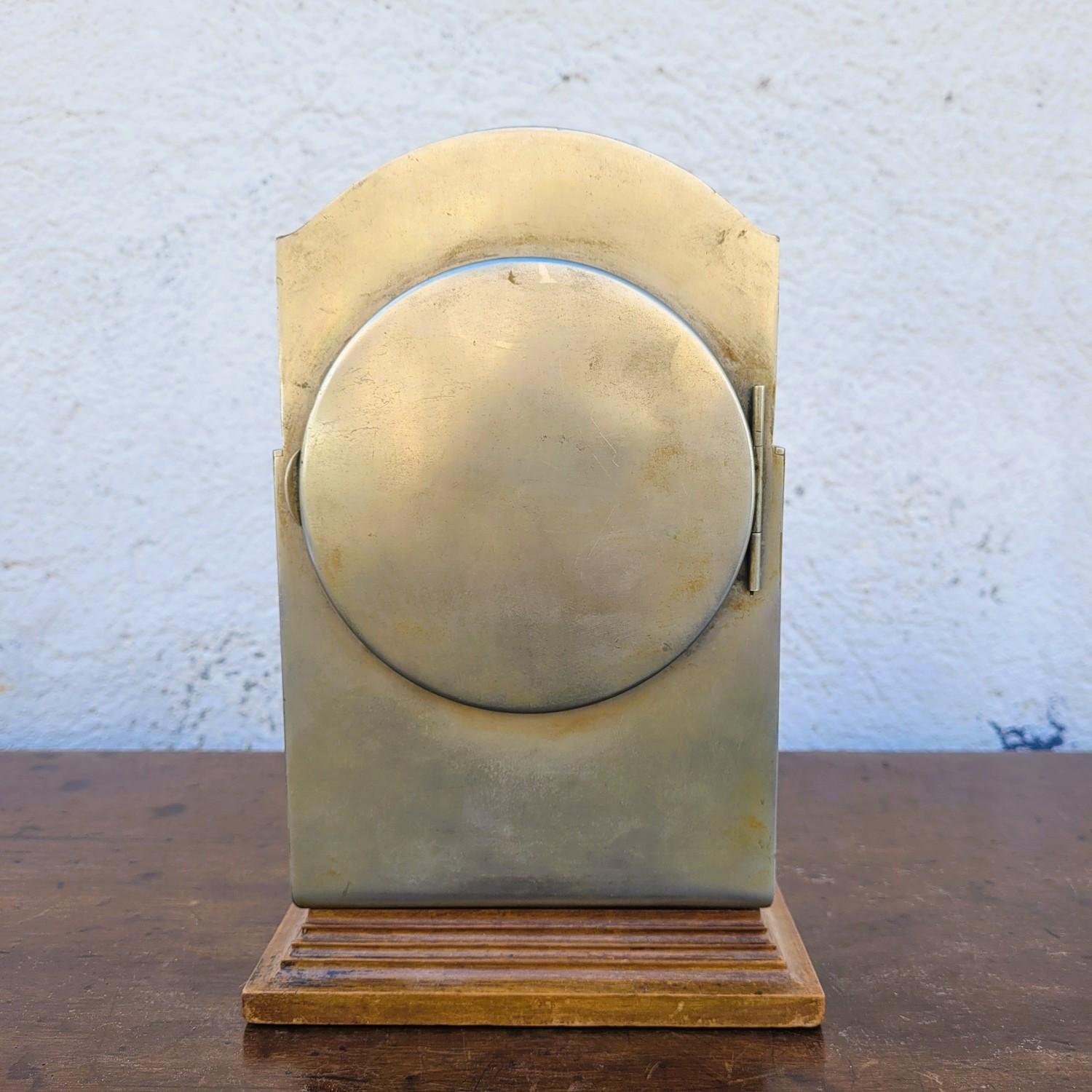 Orologio con lente d'ingrandimento e intarsio Art Déco, 20° secolo In condizioni buone in vendita a MARSEILLE, FR