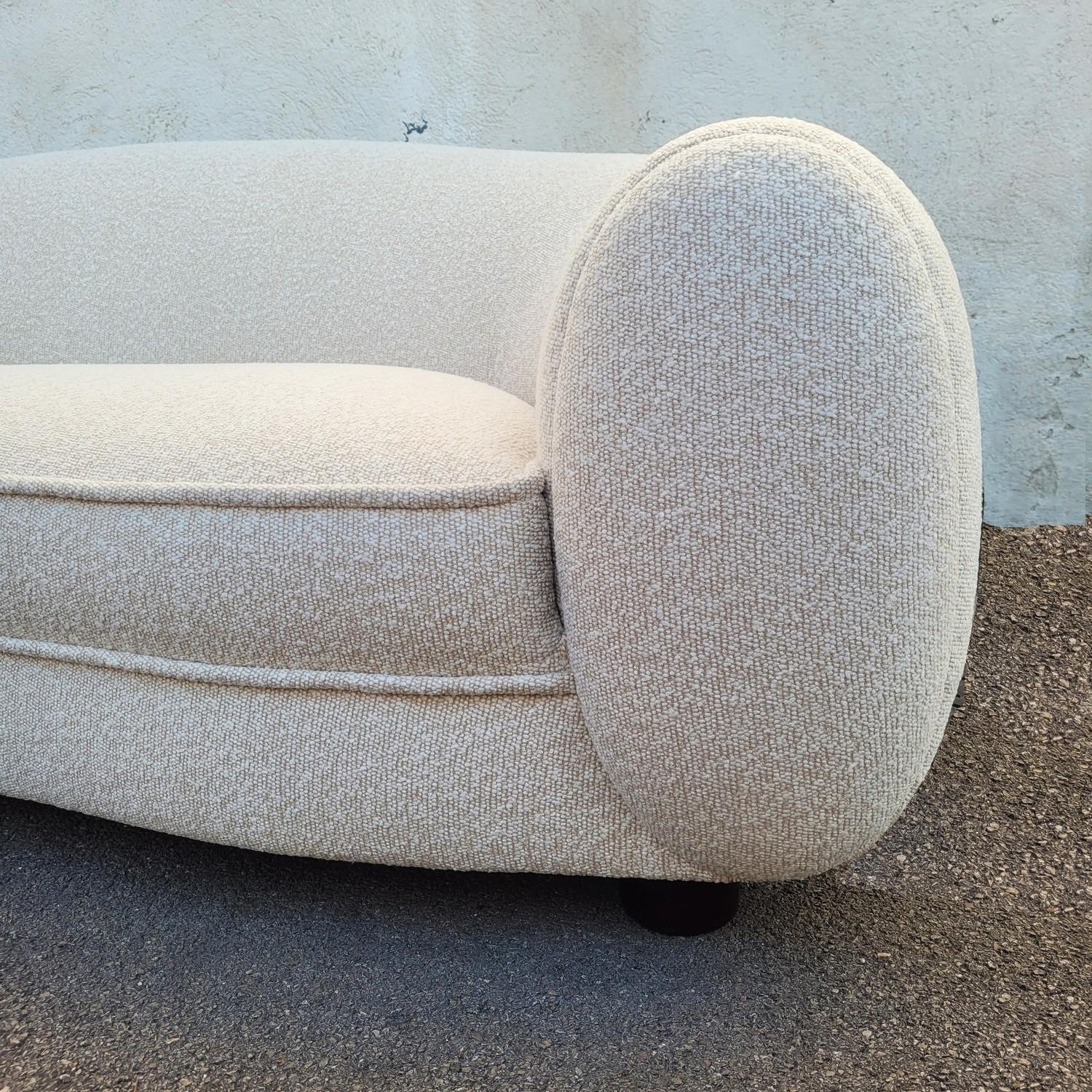 European In The Style Of J Royère, Polar Bear Style Sofa For Sale