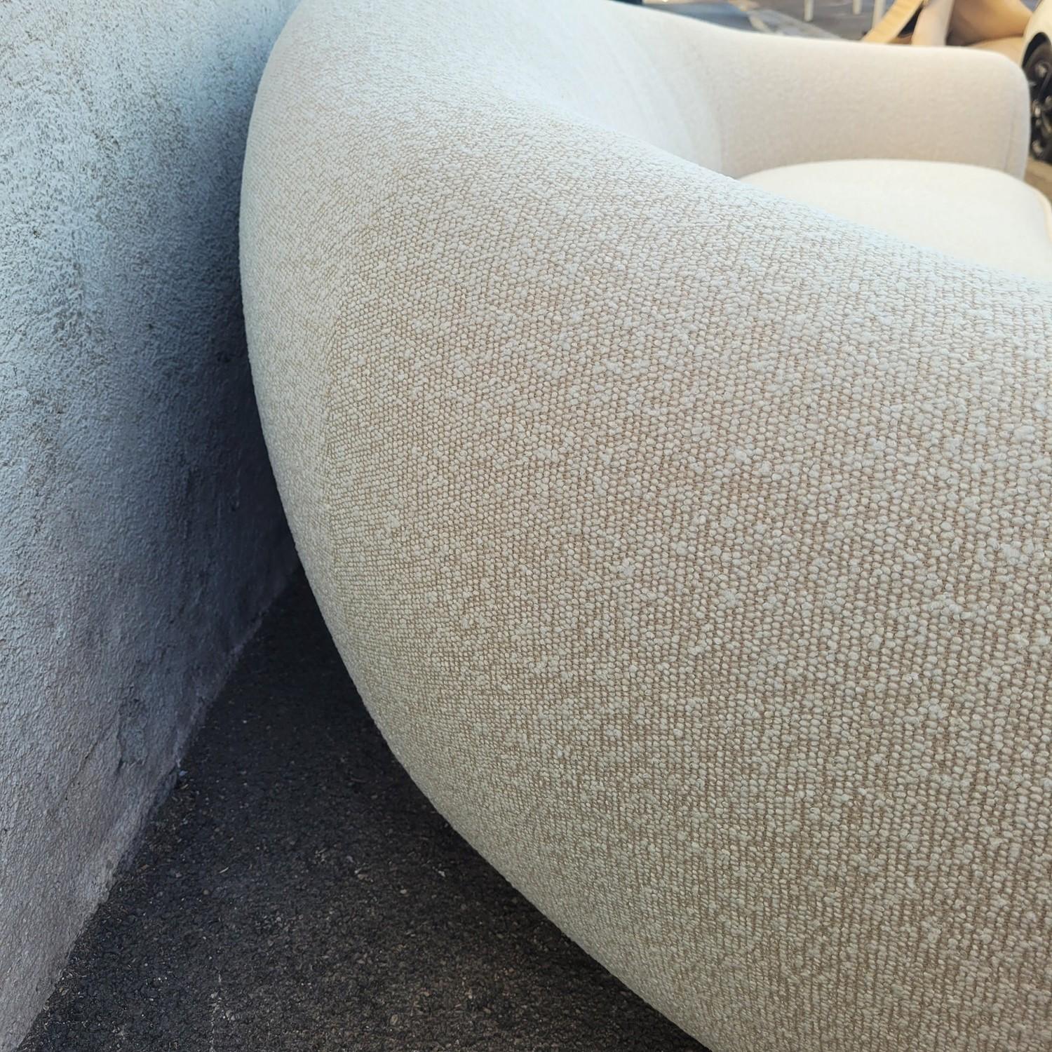 In The Style Of J Royère, Polar Bear Style Sofa For Sale 3