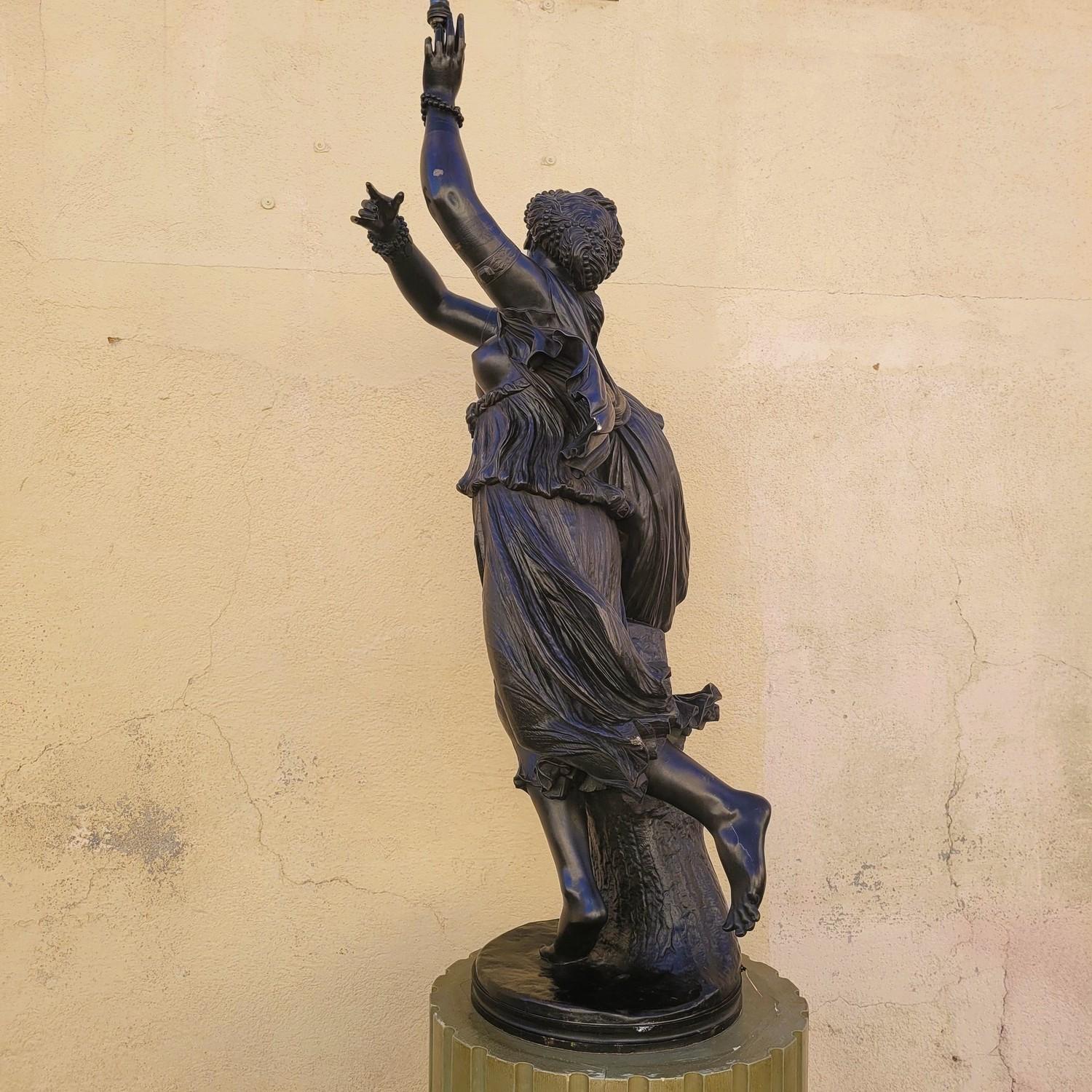 Zingara, JB Clésinger-barbedienne & Collas, Grande bronzo firmato, XIX secolo in vendita 8