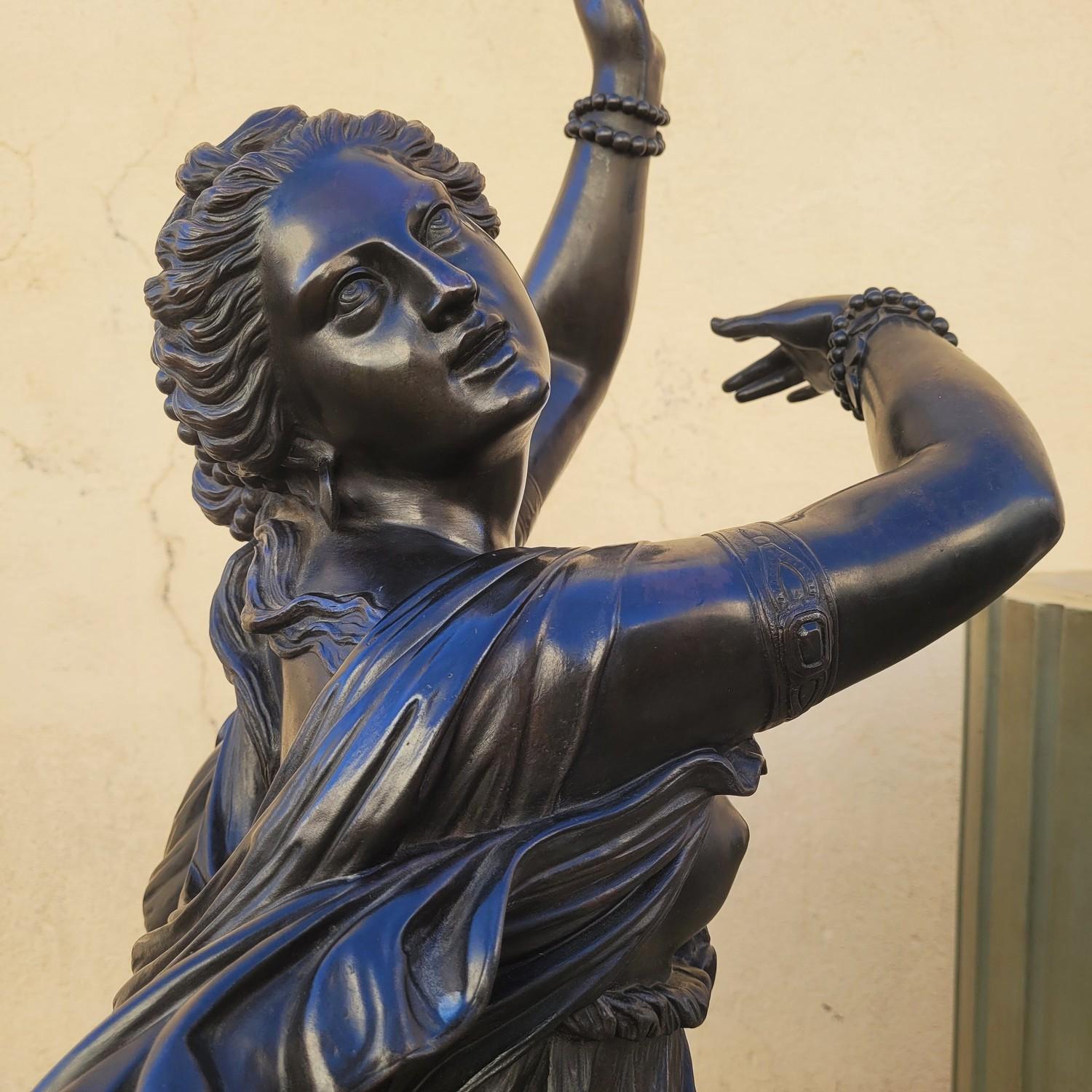 Zingara, JB Clésinger-barbedienne & Collas, Grande bronzo firmato, XIX secolo in vendita 14