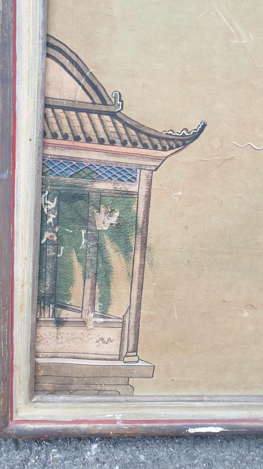 Tapete mit einer lebendigen chinesischen Landschaft, 19. im Angebot 2