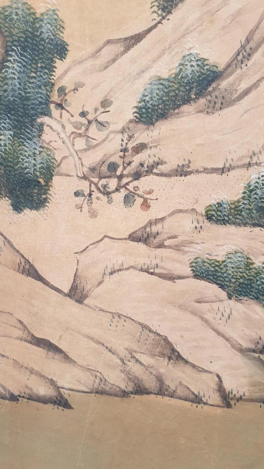 Tapete mit einer lebendigen chinesischen Landschaft, 19. im Angebot 4