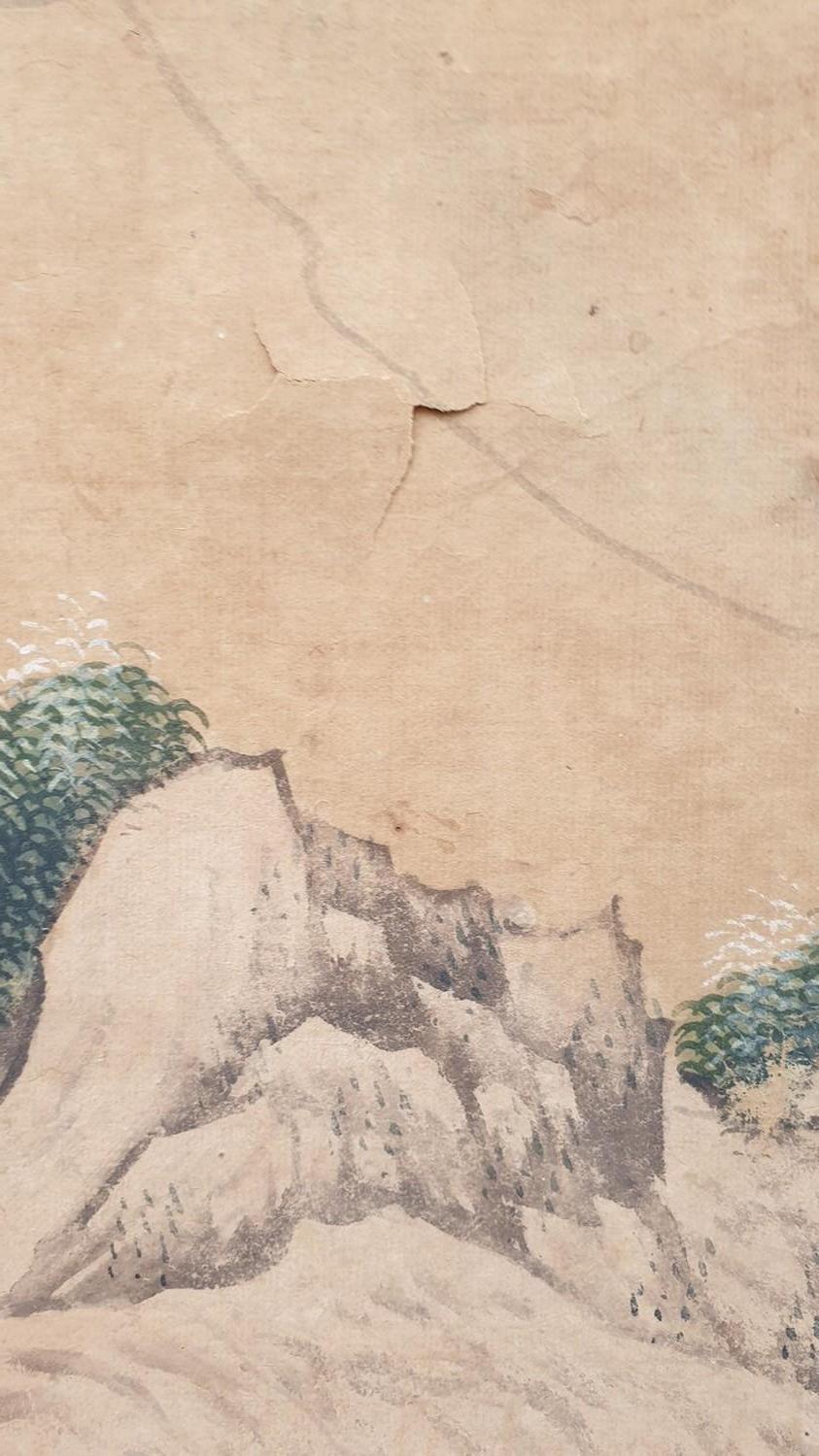 Tapete mit einer lebendigen chinesischen Landschaft, 19. im Angebot 5