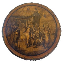 Rare 19th-Century French Napoleonic Papier-Mâché Snuff Box