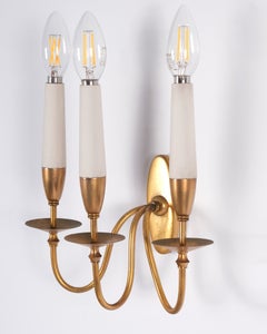 Set di tre applique scultoree italiane Arredoluce, Italia, anni ’50 circa