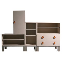 Ettore Sottsass Kubirolo Modular Shelving, Cupboard and Drawer Unit for Poltrono