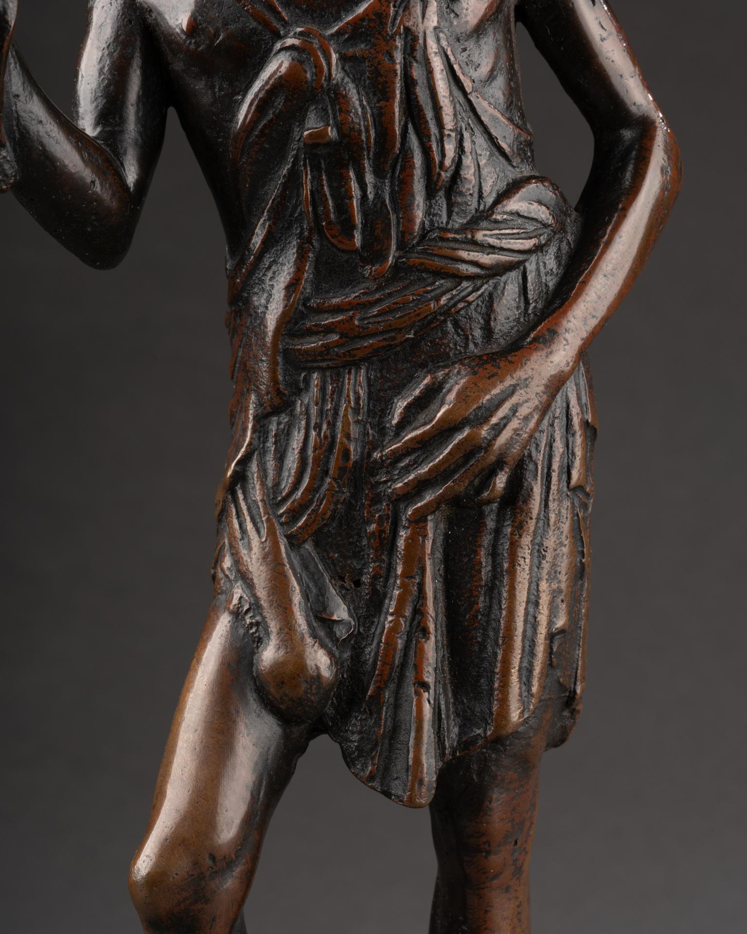 Italian Saint John the Baptist  - After a model by Bertoldo di Giovanni For Sale