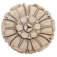 Gran roseta de piedra tallada - Francia, siglo XVIII