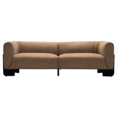 Cubic Deep Seat Sofa with Full-Grain & Vegan Leather Options