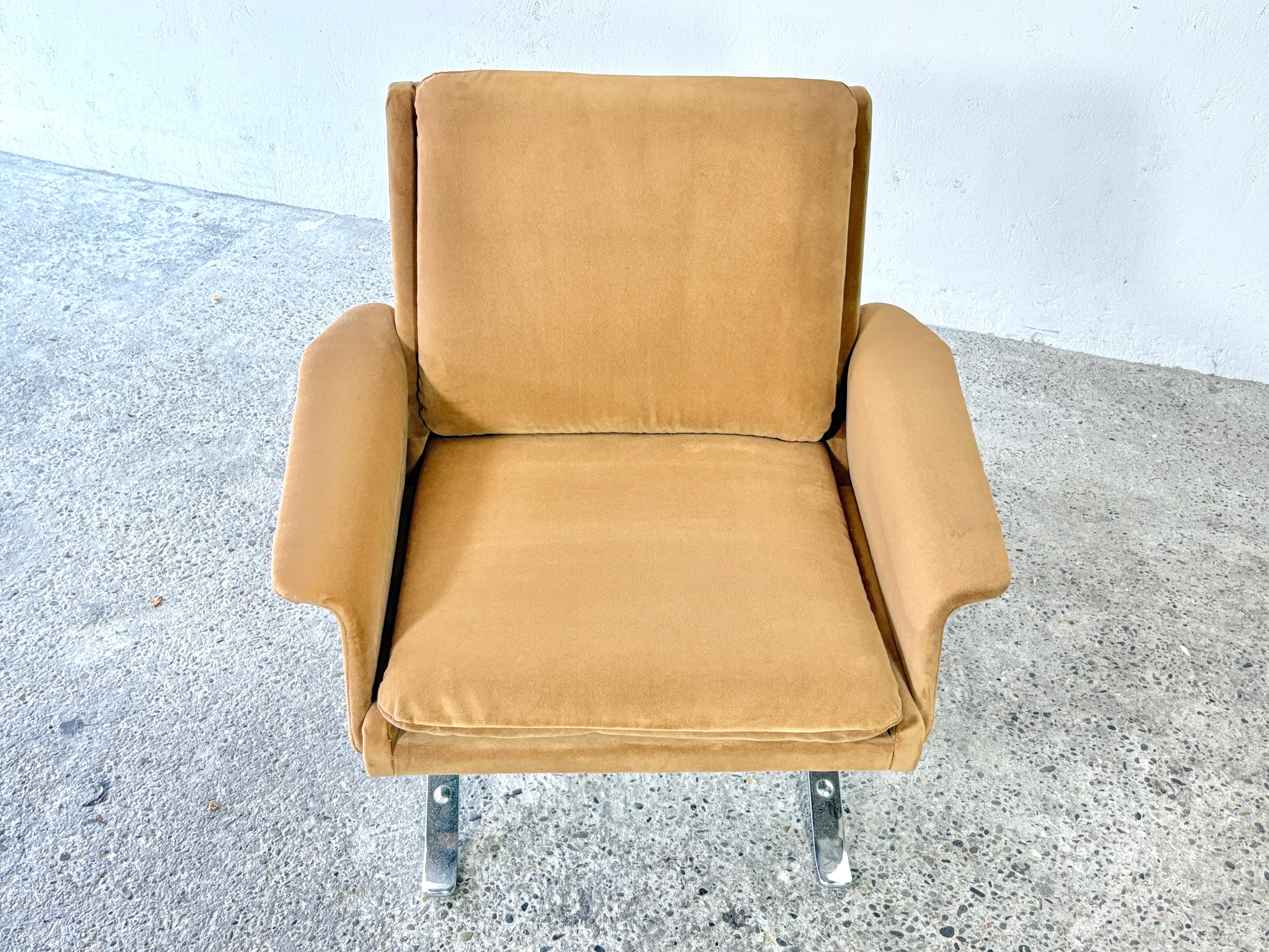 Ein Paar Sessel mit Kufengestell, entworfen von Arnold Bode für Tectaform 1950er Jahre im Zustand „Gut“ im Angebot in Offenburg, Baden Wurthemberg