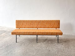 Minimalistische Sofa-Bank FK33, entworfen von Florence Knoll für Knoll International