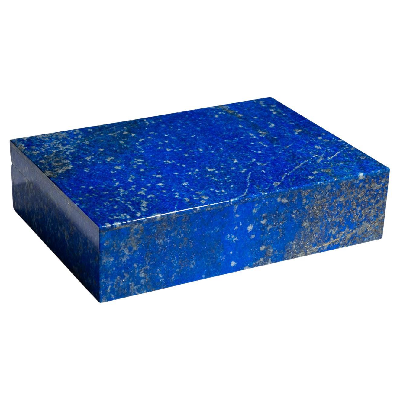 Genuine Lapis Lazuli Jewelry Box (2.5 Lbs)