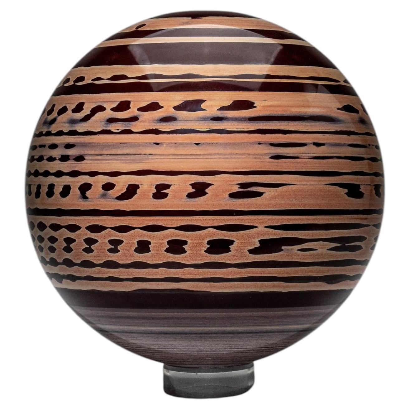 Sfera di roccia naturale levigata proveniente dall'Australia (15,8 libbre) in vendita