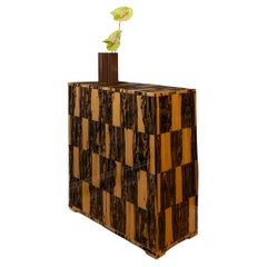 Albino Wood Cabinet with two internal shelves in maple wood.