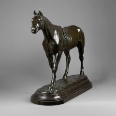 Alfred Barye: «Vermouth», escultura de bronce patinado - 1864