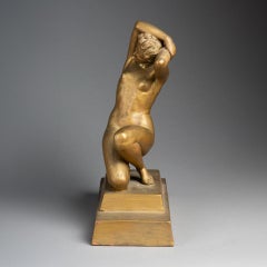D. Daniel : "Art deco nude", patinated terracota C.1930-50