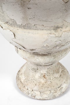 Pair of French 1940s Cast Stone Planters
