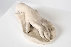 Early 20th Century Plaster Classical Hand Study Sculpture