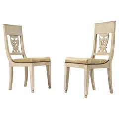 Early 19th Century French Painted Directoire Chairs