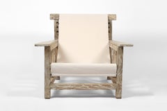 French 1920s Modernist Robert Mallet-Steven 'Hamac' Armchair for Pierre Dariel