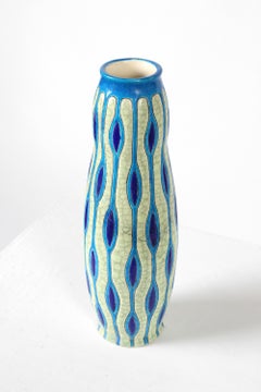 Rare French 1920s Atelier Primavera Ceramic Art Deco Vase