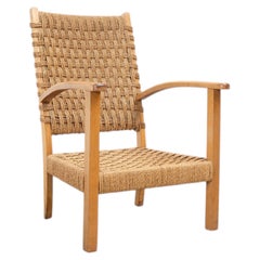 1960's Dutch cord lounge chair