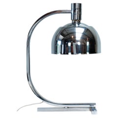 Chrome table lamp by Franco Albini for Sirrah