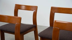 Set of six sculptural Italian dining chairs by Mobil Girgi