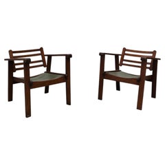 Juego de dos sillones franceses antiguos