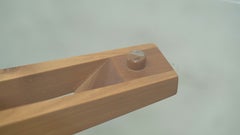 sculptural Italian dining table