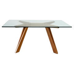 sculptural Italian dining table