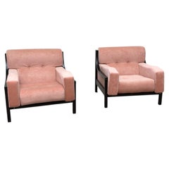 Set of two Italian lounge chairs